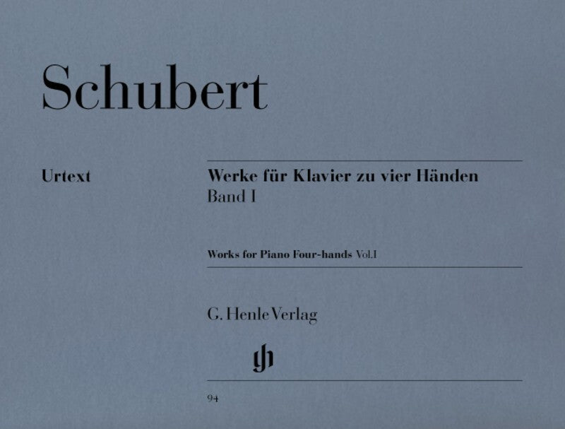 Schubert - Works For Piano 4 Hands Vol 1 Piano Duet (Softcover Book)