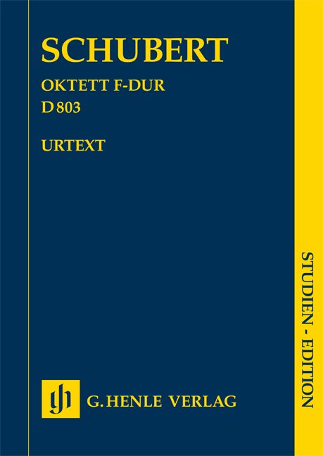 Schubert: Octet in F Major, D. 803 — Study Score Urtext (G. Henle Verlag)
