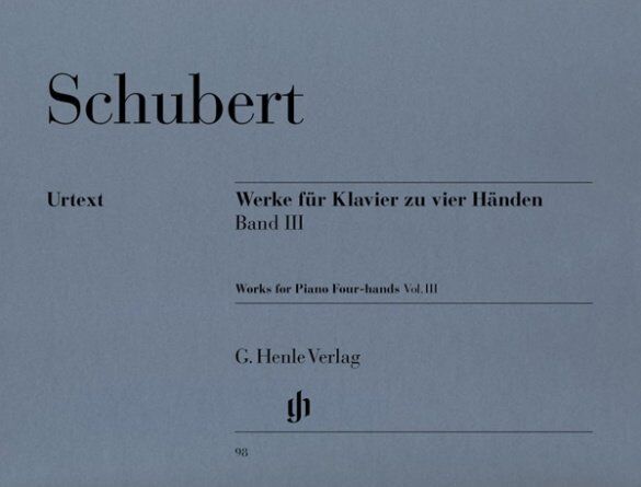 Schubert - Works for Piano Four Hands Volume 3 Piano Duet