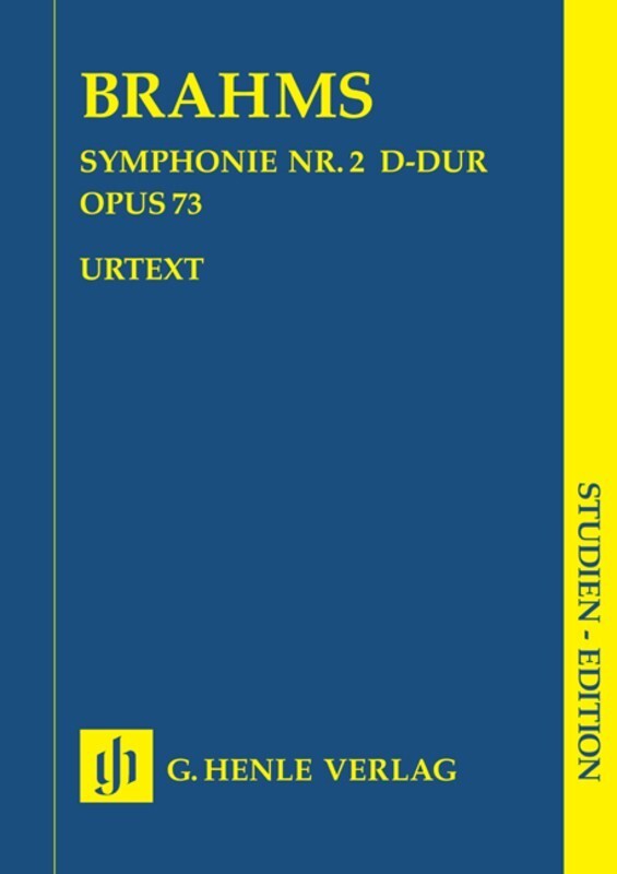 Symphony No 2 Op 73 D Study Score Book