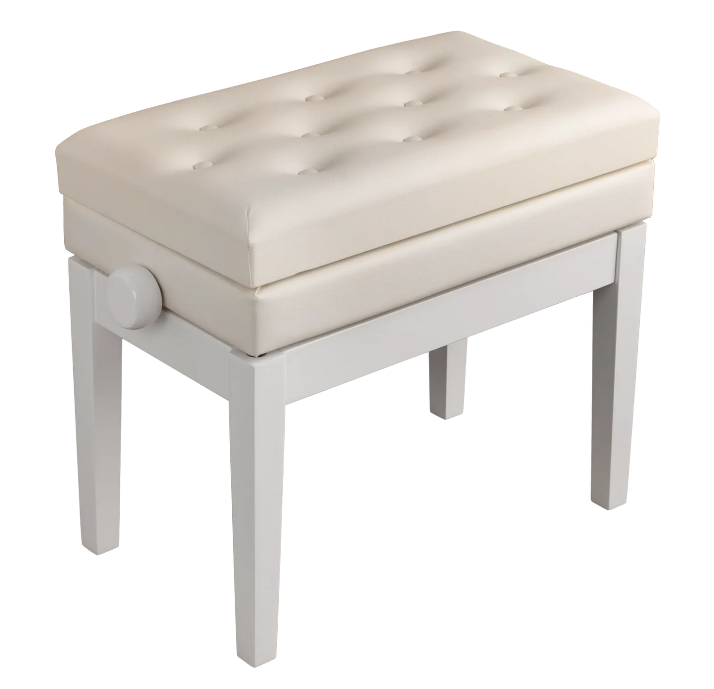 Hemingway Piano Bench White HPB25WT