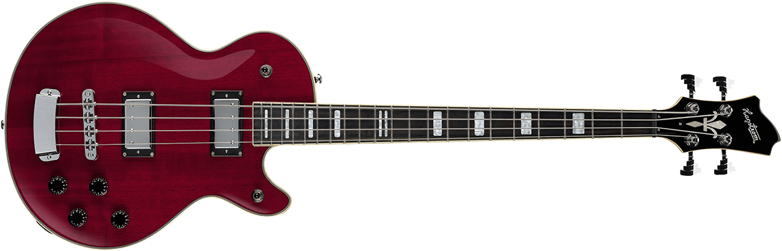 Hagstrom Swede Bass Electric Bass Guitar Wild Cherry — view 2