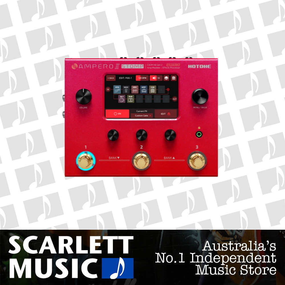 Hotone Ampero II 10th Anniversary Edition Red — view 2