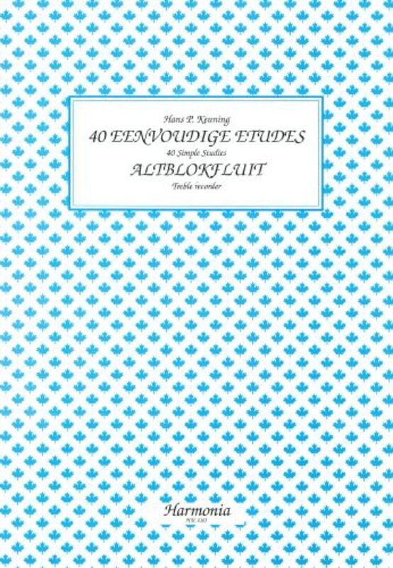Keuning - 40 Simple Studies Recorder (Softcover Book)