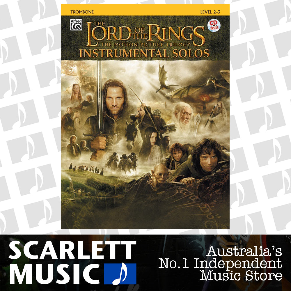 Lord Of The Rings Inst Solos Trombone Book/CD — view 2
