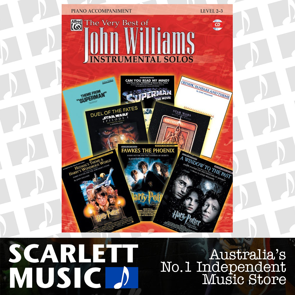 Very Best of John Williams Piano Accompaniment Book and CD — view 2