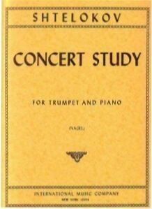 Concert Study for Trumpet by Vjacheslav Shtelokov - Trumpet Solo, 1 Page, International Music Company