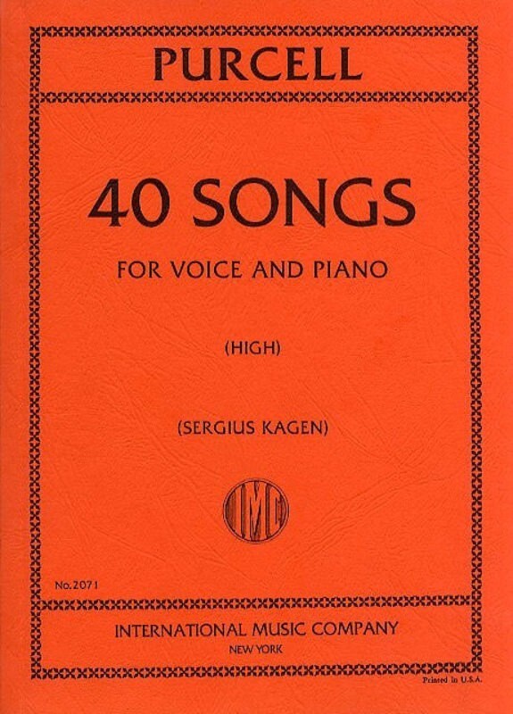 Purcell - 40 Songs Complete High Voice/Piano