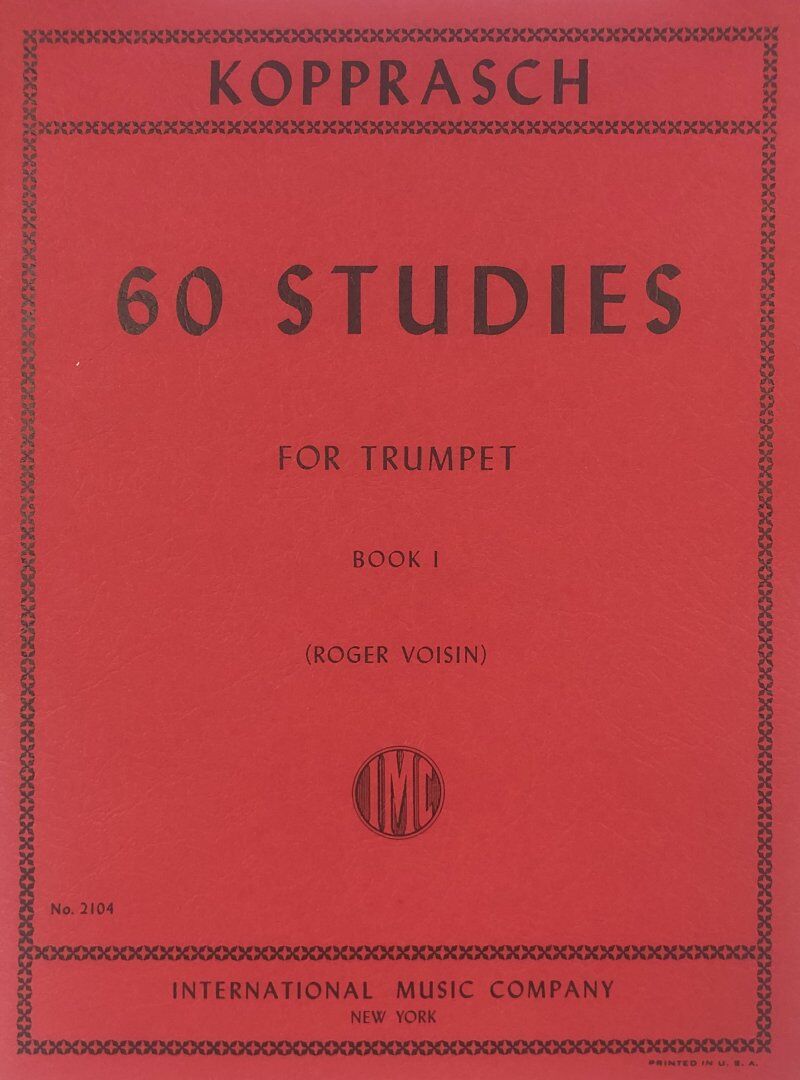 Kopprasch 60 Studies Book 1 for Trumpet