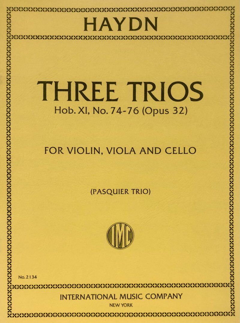 Trios 3 OP 32 BY Joseph Haydn - String Trio (VIOLIN, CELLO, VIOLA)