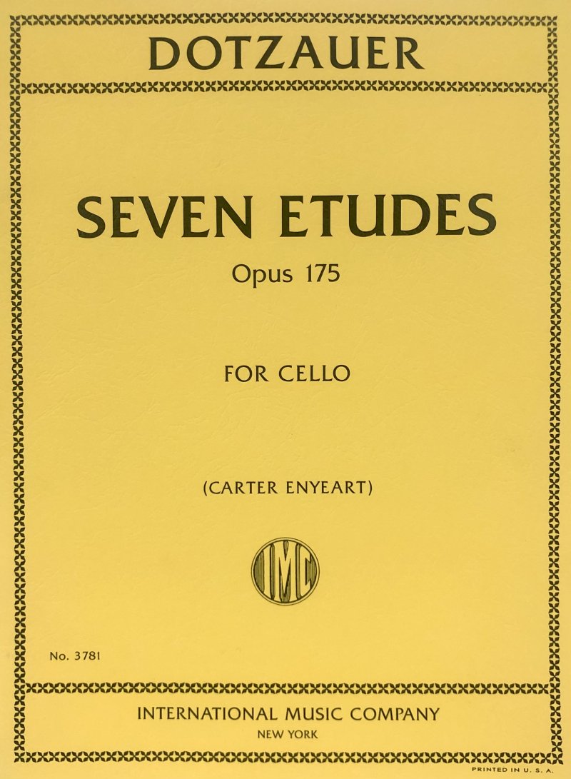 Dotzauer: 7 Études, Op. 175 — Cello Solo (International Music Company)