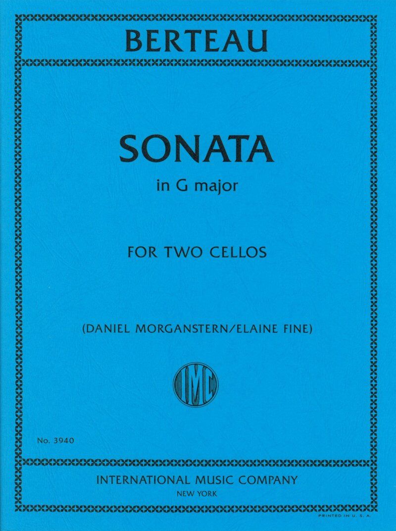 Sonata in G Major for 2 Cellos by Berteau Martin and Giovanni Battista Sammartini