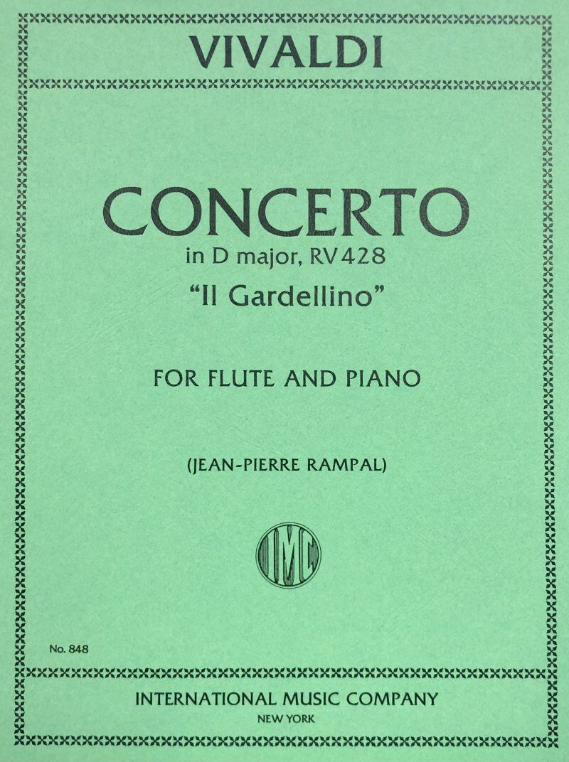 Concerto in D Major Op. 10 No. 3 RV 428 'Il Gardellino' for Flute and Piano