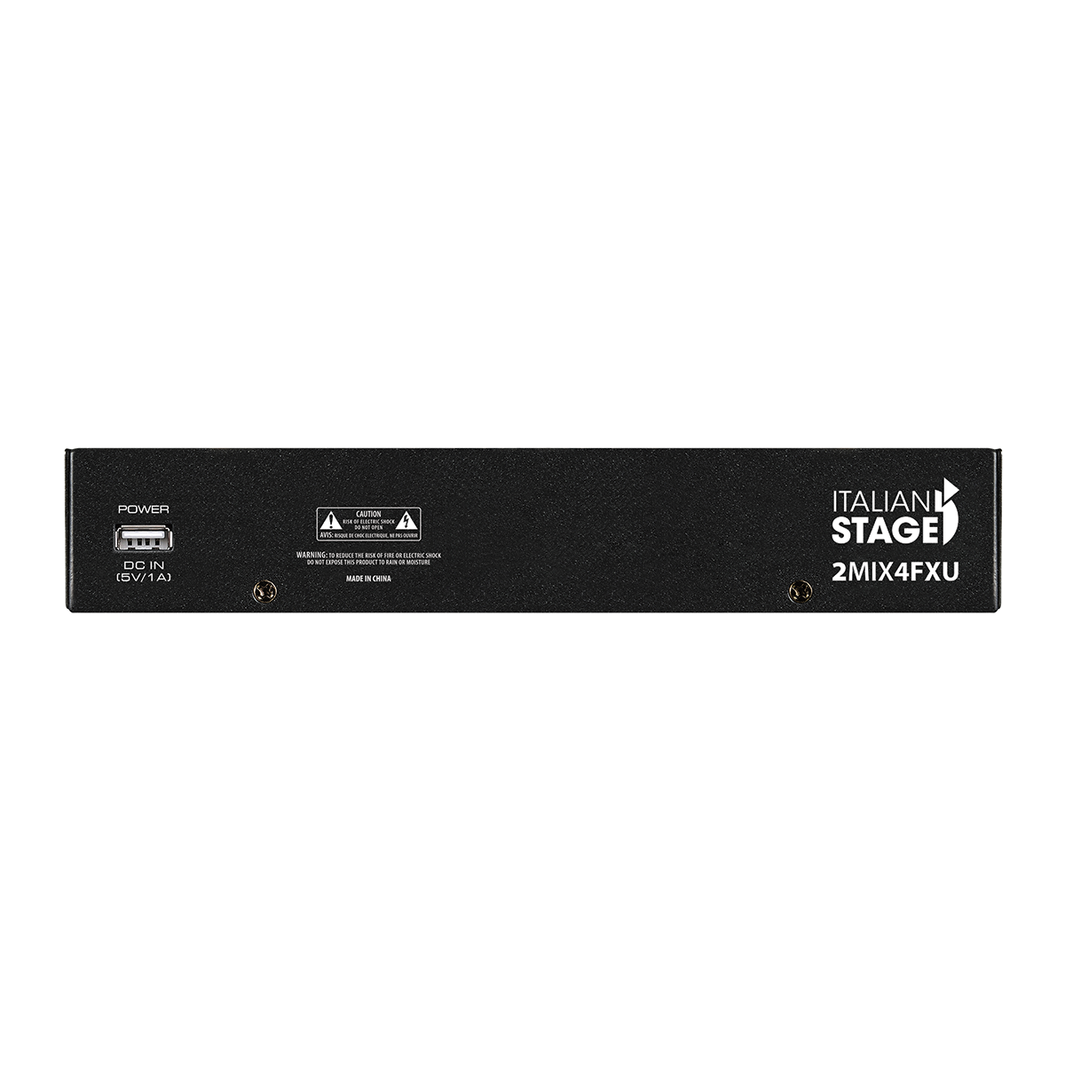 Italian Stage 2MIX4FXU 4-Channel Stereo Audio Mixer with DSP MultiFX and USB Playback — view 3
