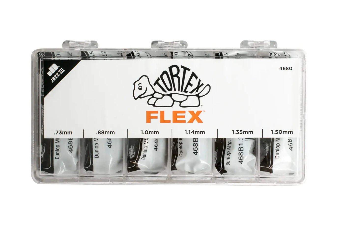 Jim Dunlop Tortex Flex Jazz III Pick Display