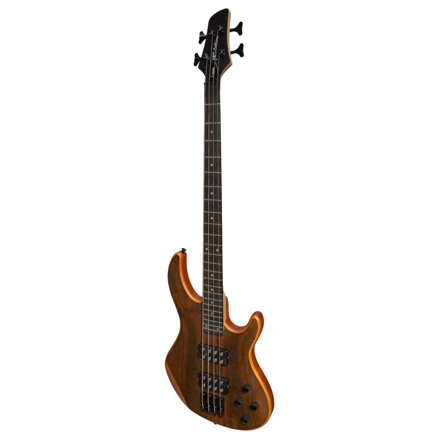 J&D Luthiers 4-String M-Style Electric Bass Guitar Natural Satin Rosewood Top