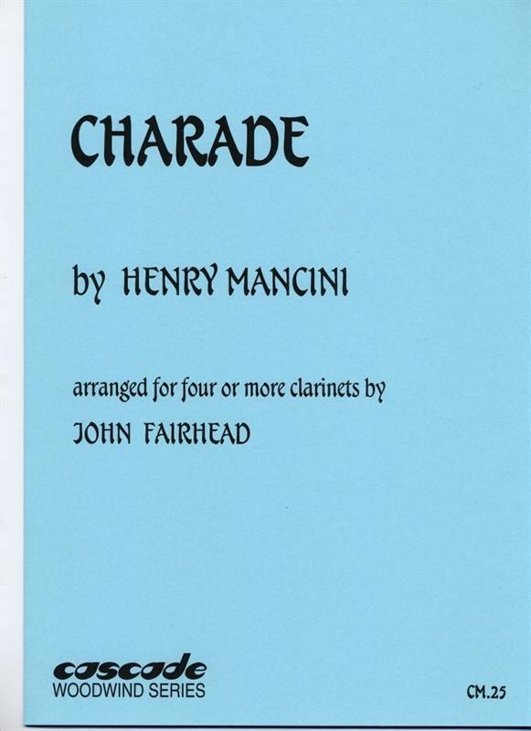 Charade Clarinet Quartet Book