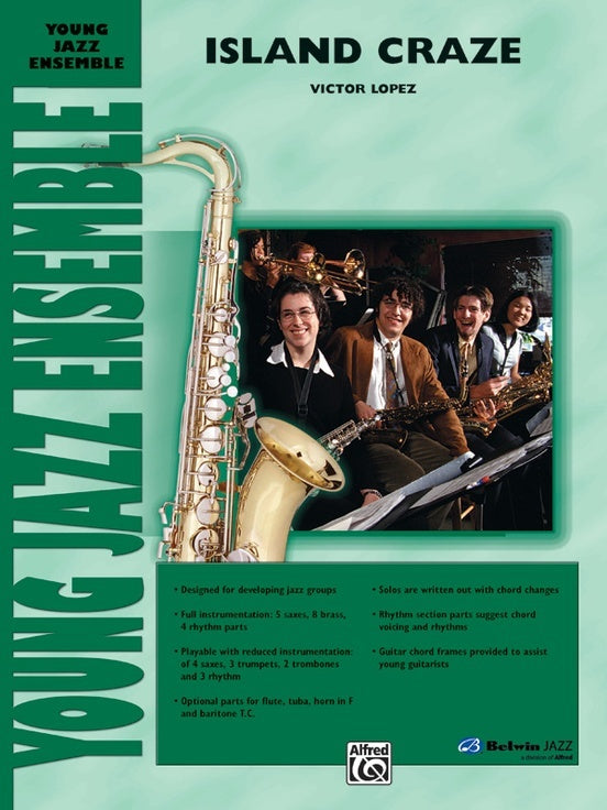 Island Craze Jazz Ensemble Grade 2 Score