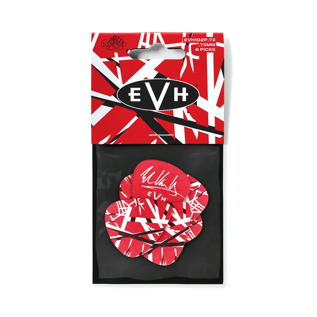 EVH .73MM TORTEX PLAYERS PACK - JIM DUNLOP Eddie Van Halen "Frankenstein" Picks — view 3