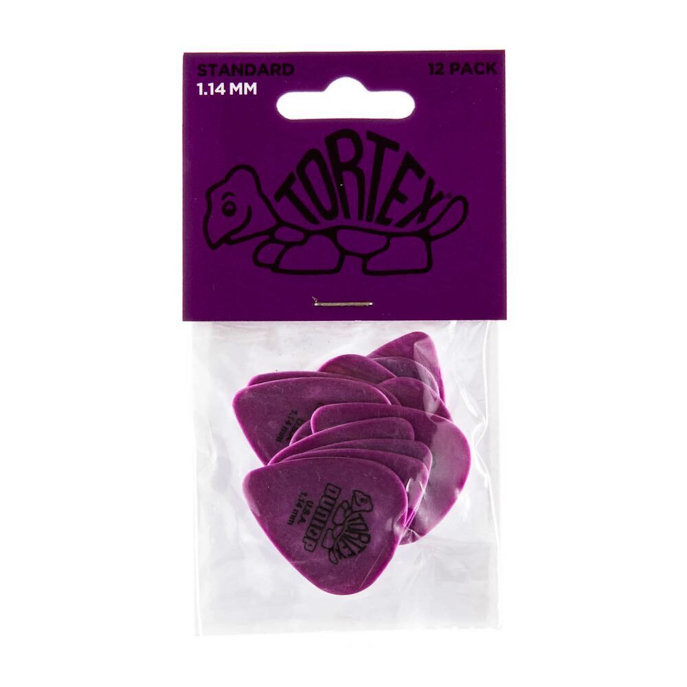 Dunlop Tortex Guitar Pick Player Pick Packs 1.14mm Purple