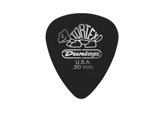 Jim Dunlop .88mm Tortex Pitch Black Picks Players Pack - 12 Pack with Bag