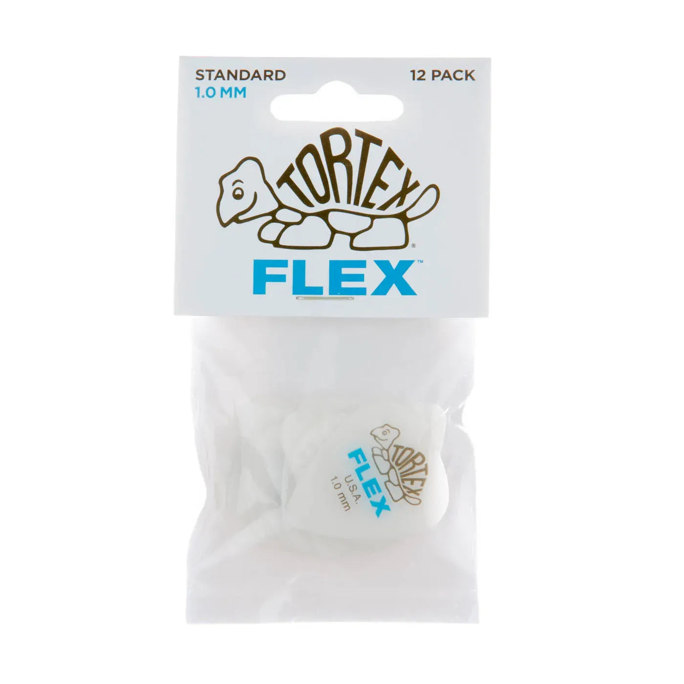 Jim Dunlop 1.0mm Tortex Flex Tri Player Guitar Picks