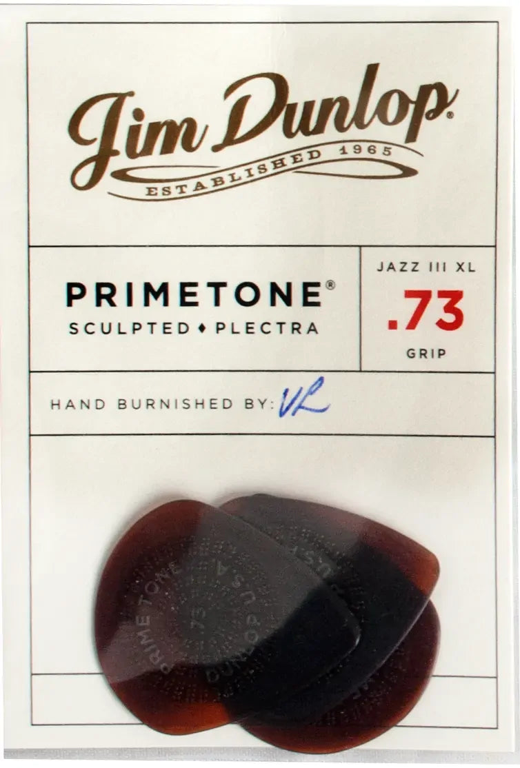 Jim Dunlop Primetone Jazz III XL 0.73mm Guitar Picks - 3-Pack