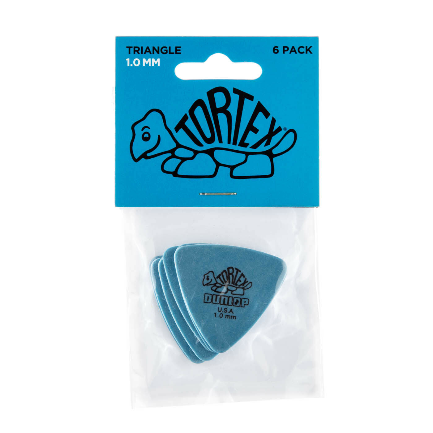Jim Dunlop Tortex Triangle 1.00mm Players Pack Bag Of 6 Picks 431P