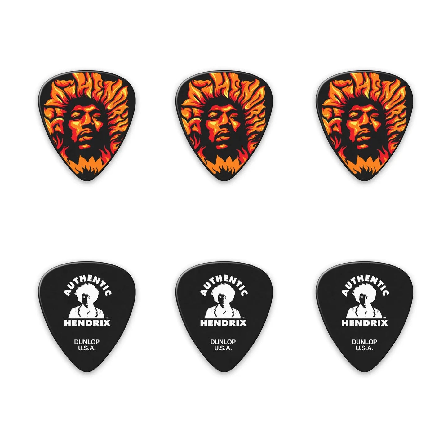 Jim Dunlop Hendrix Voodoo Fire Pick Tin (6 Picks) — view 2
