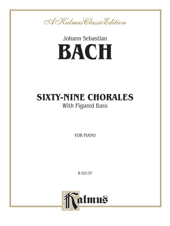 Chorales 69 With Figured Bass