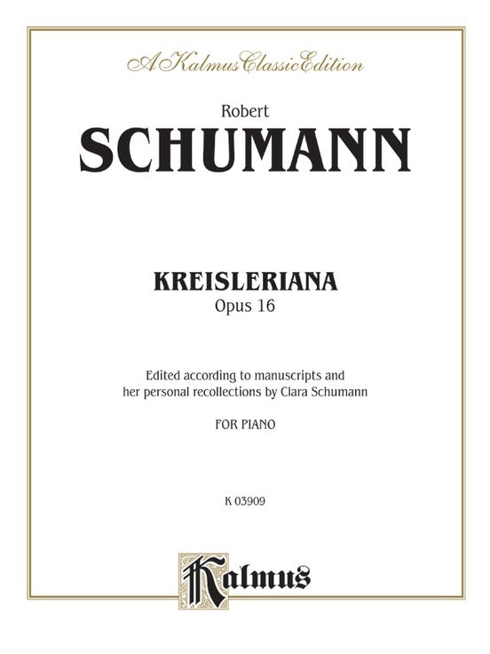 Kreisleriana Op 16 Piano