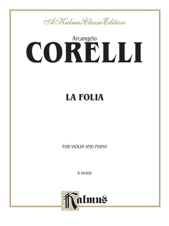 La Folia Violin/Piano