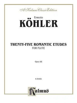 Kohler Romantic Etudes for Flute Op 66