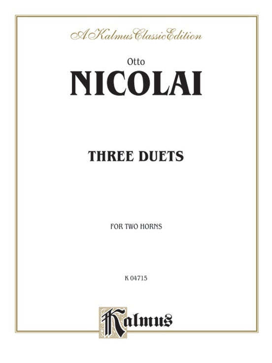 3 Duets for 2 Horns - French Horn Sheet Music
