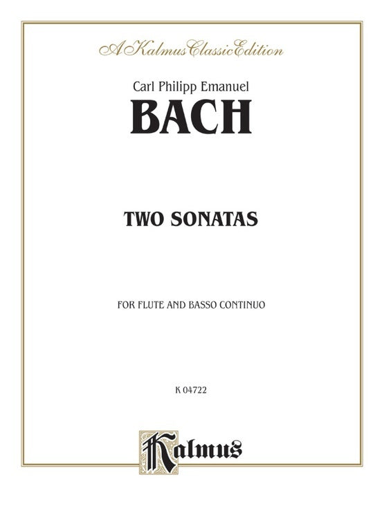 Sonatas 2 Book 2 Flute Sheet Music