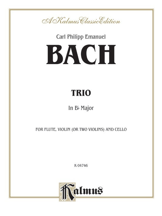 Trio for Flute, Violin, and Double Bass Sheet Music