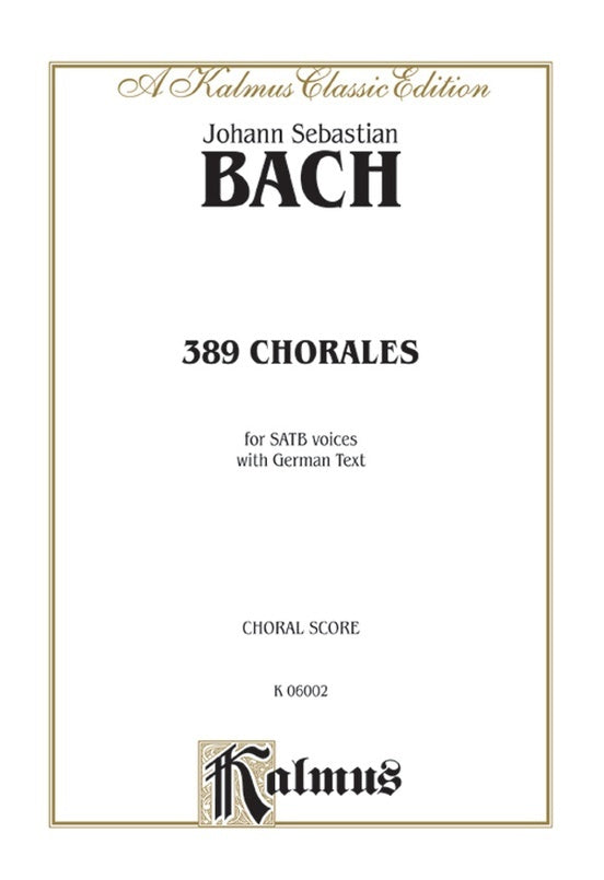 4 Part Chorales 389 Choral Sheet Music