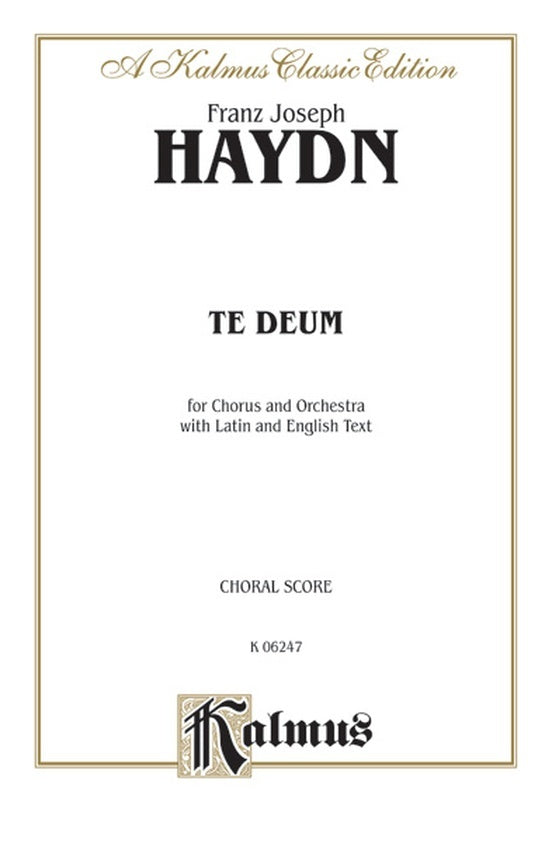 Te Deum Laudamus Vocal Sheet Music
