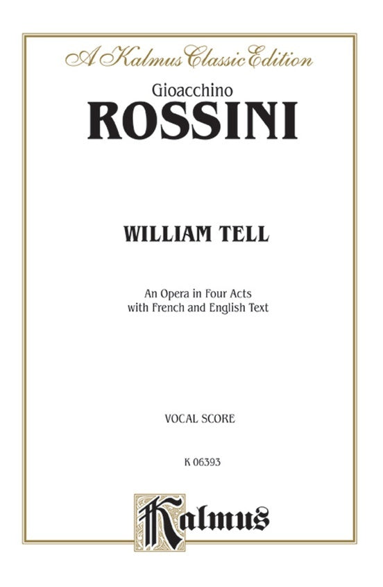 William Tell Vocal Sheet Music