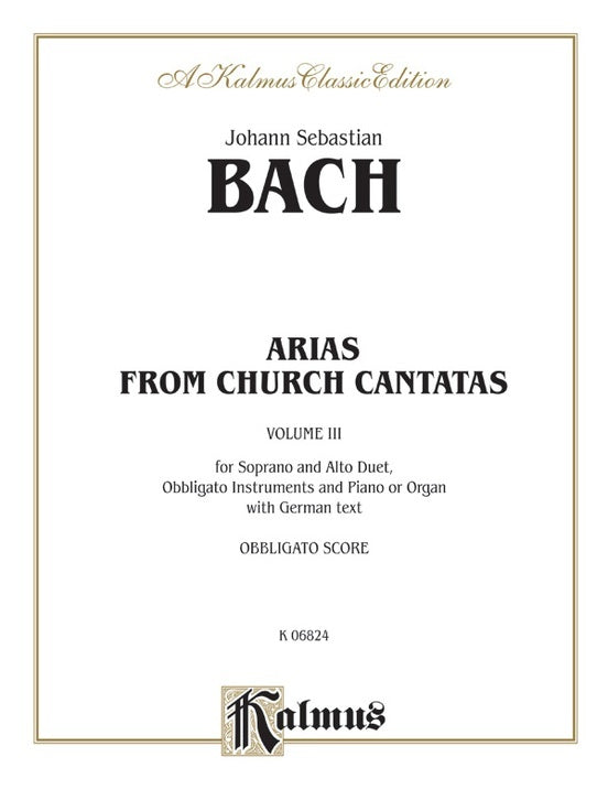 Soprano and Alto Arias Book 3 - Vocal Sheet Music