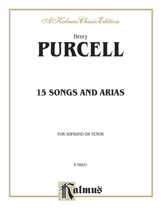 Songs and Airs Vocal Sheet Music for Soprano and Tenor