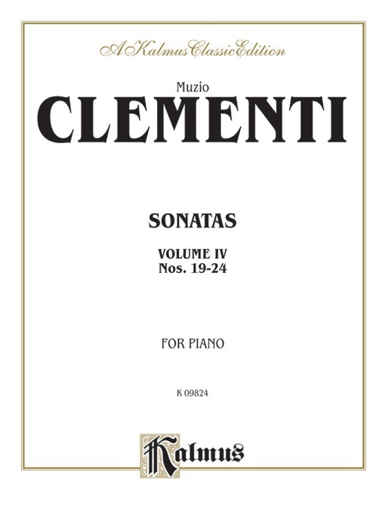 Piano Sonatas Book 4