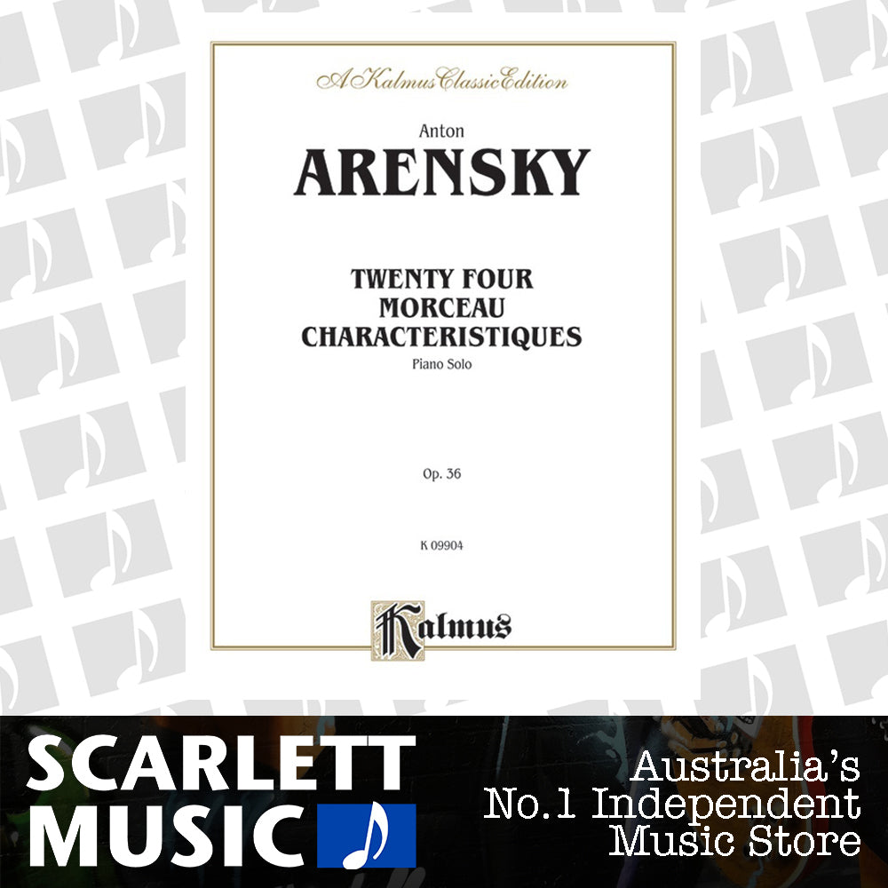Twenty Four Morceau Characteristiques Opus 36 Piano — view 2