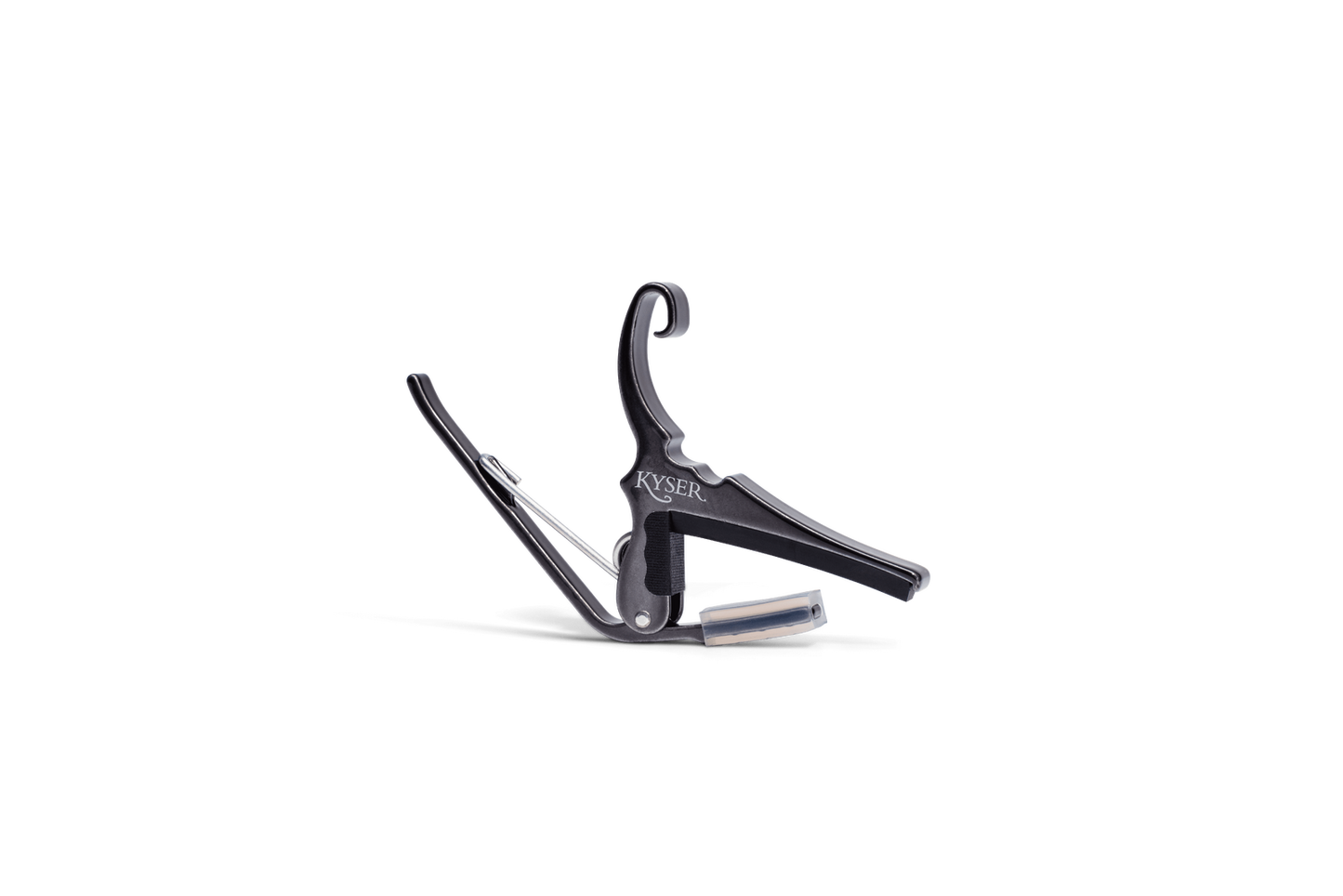 Kyser Quick-Change Capo for 6 String Acoustic Guitars (Black Chrome)