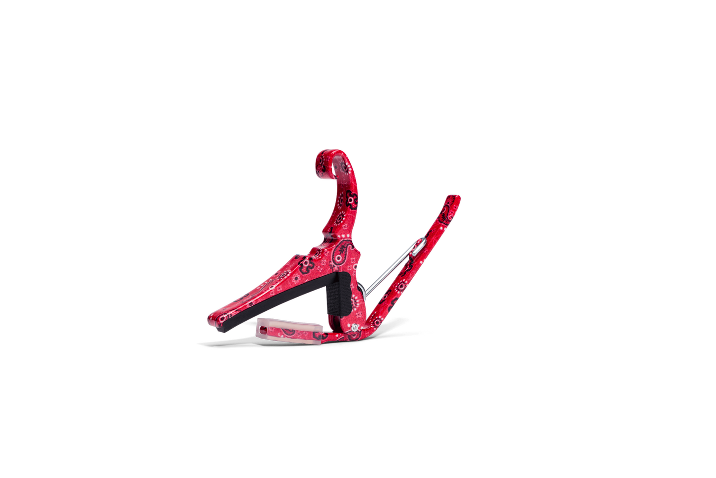 Kyser Quick-Change Capo for 6 String Acoustic Guitars (Red Bandana) — view 2