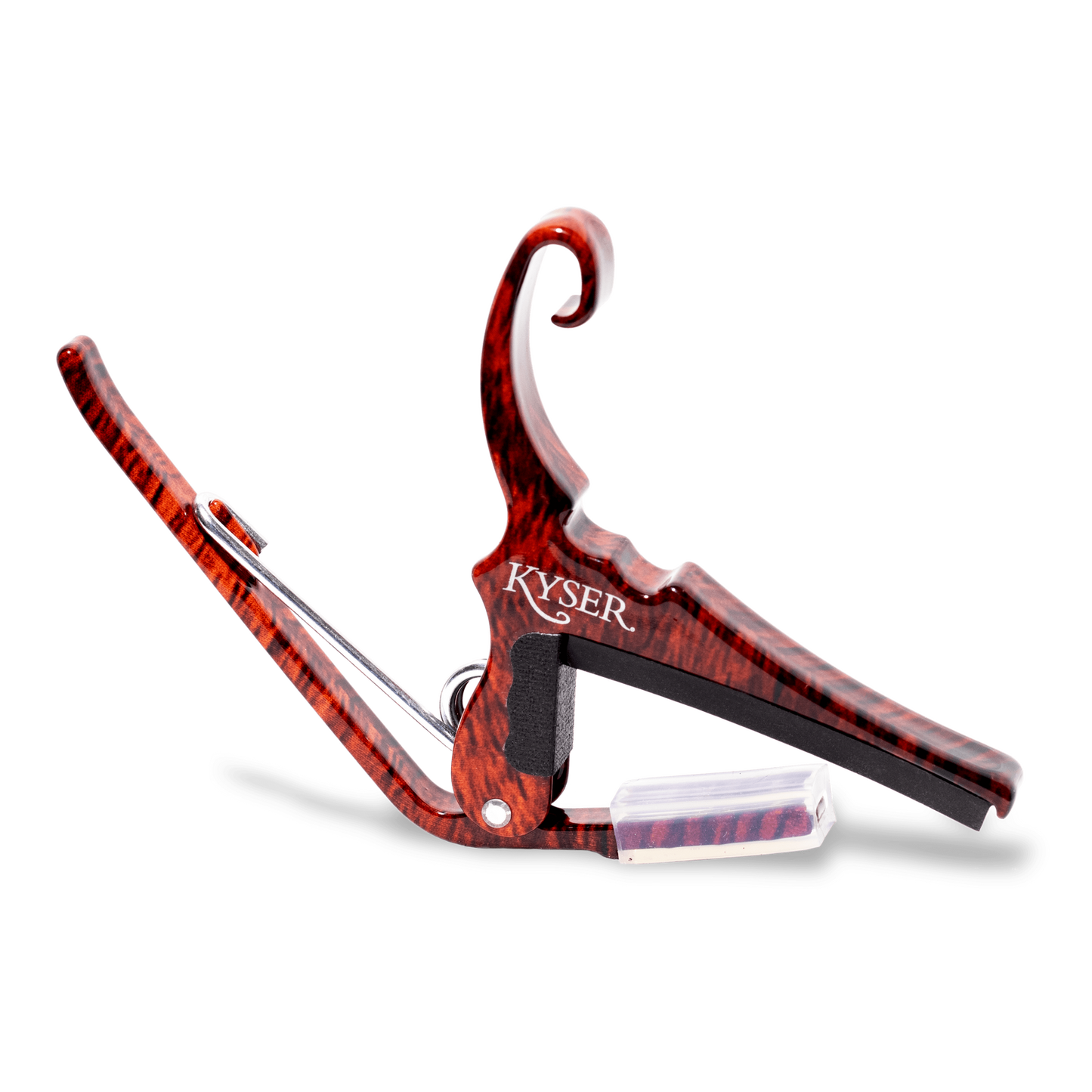Kyser Quick-Change Capo for 6 String Acoustic Guitars (Rosewood) — view 2