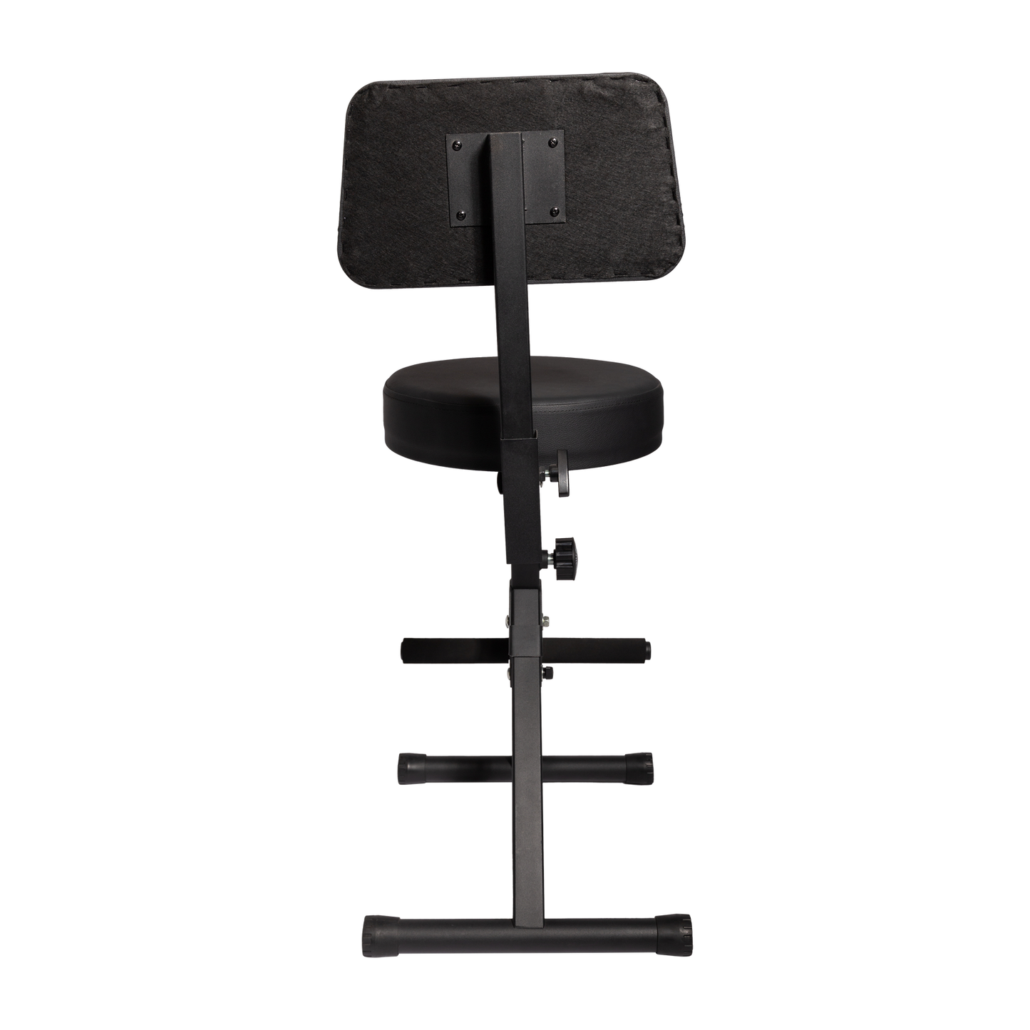 Fretz KGB-21-BLK Adjustable Height Guitar Stool with Padded Seat and Backrest — view 3