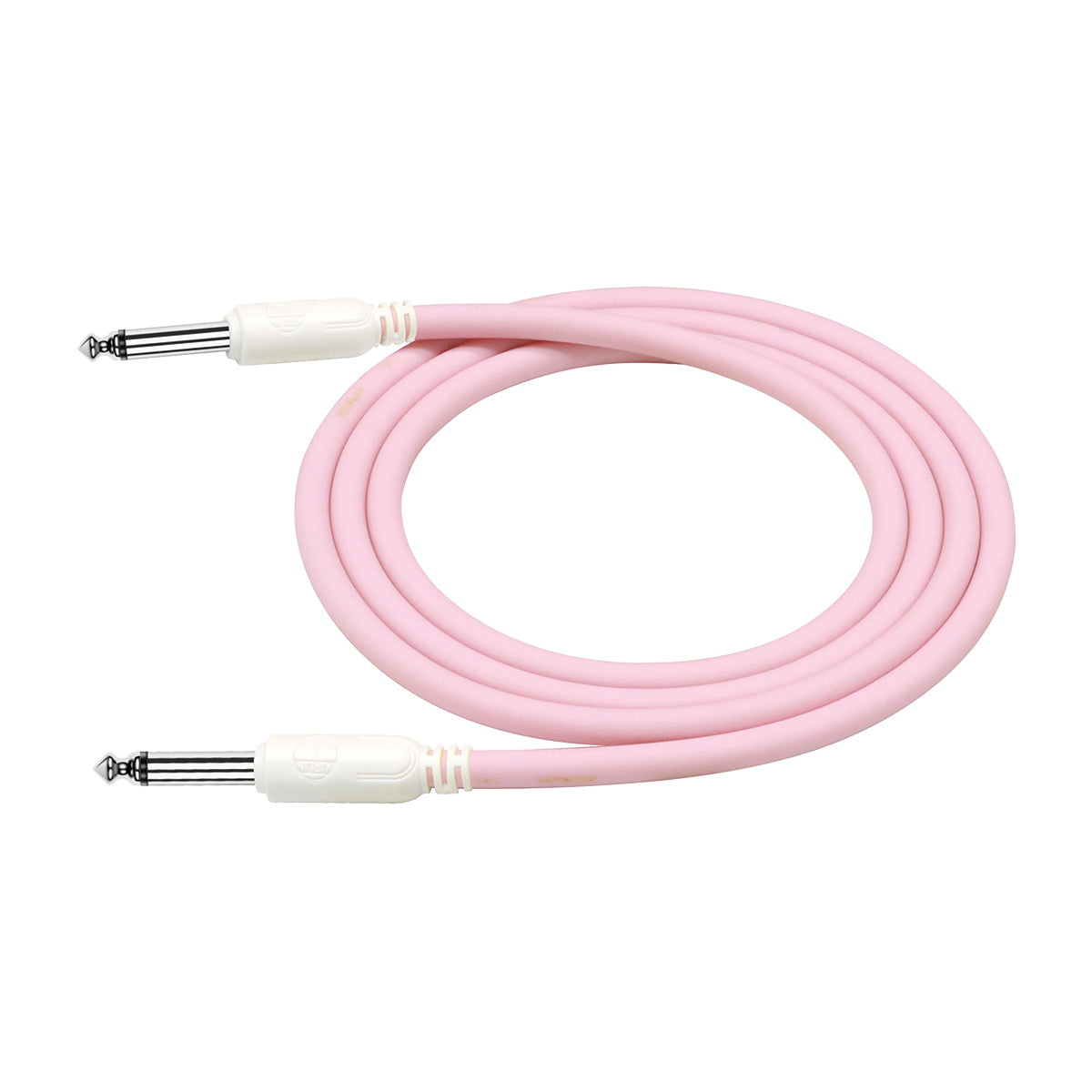 Kirlin Entry 24 Instrument Cable Rose Pink 20FT - 1/4" Mono Plug, 24-Gauge CCAM Conductor, 90% Spiral Shielding, Limited Lifetime Warranty — view 2