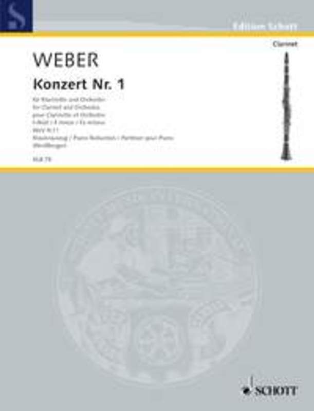 Concerto No 1 F Min clarinet Piano Book