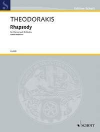 Theodorakis Rhapsody for Clarinet and Piano, Arranged by Dionysis Grammenos, Publisher: Schott Music, 48 Pages